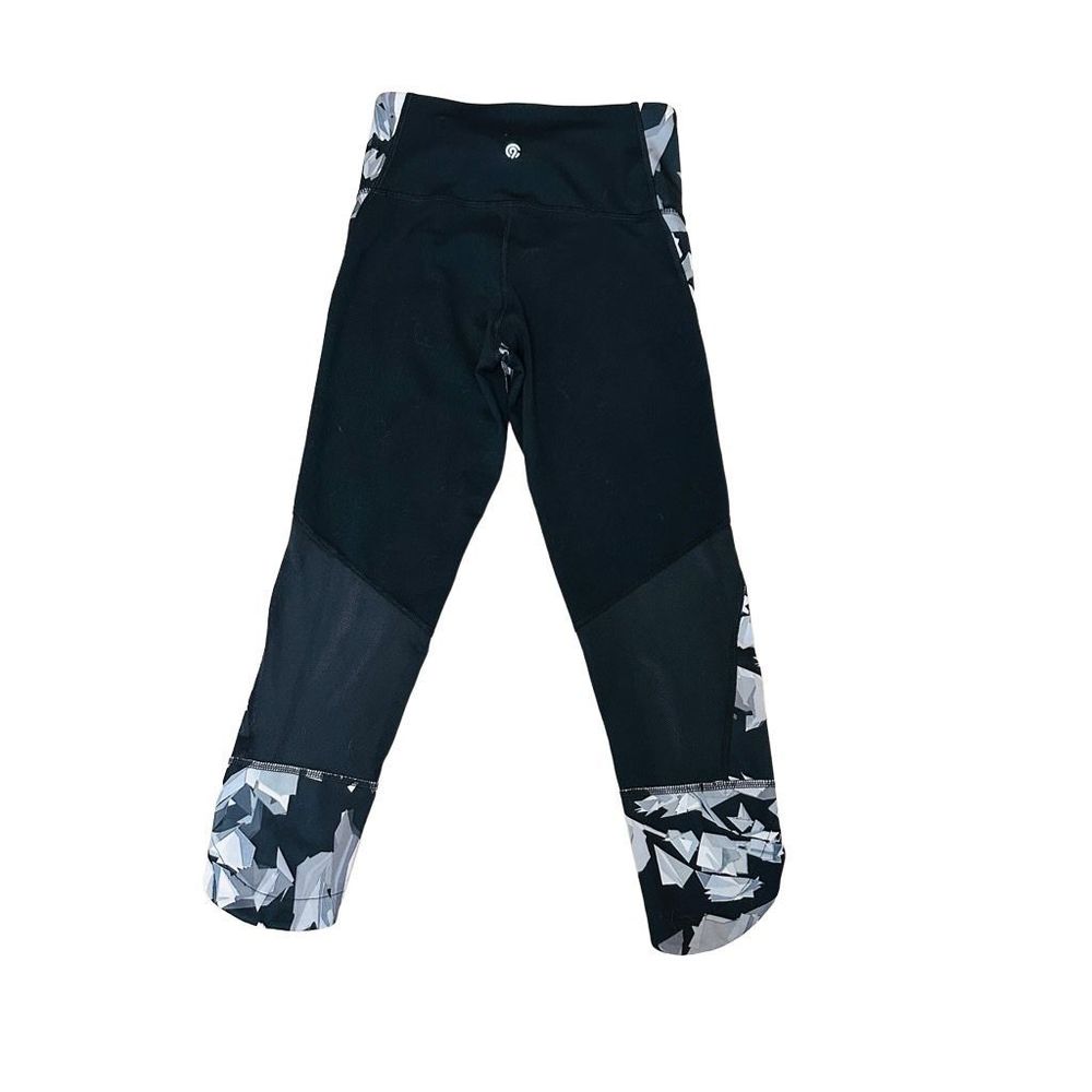 Champion black and white cropped yoga leggings